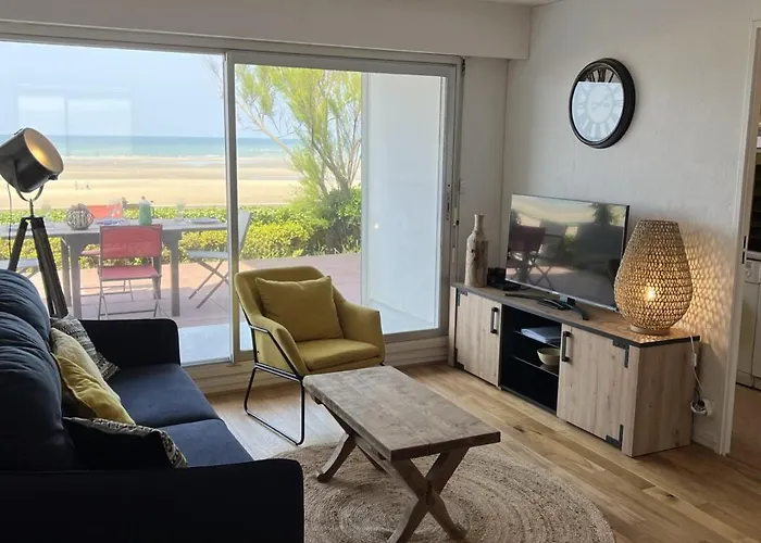 2p, Rez-de-jardin, Acces Plage, Animaux Ok, Parking, Internet Inclus - Fr-1-487-355 アパート カブール