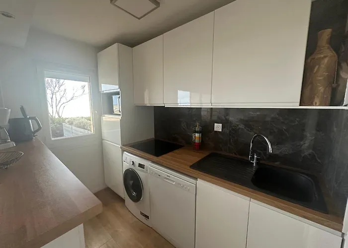 アパート 2p, Rez-de-jardin, Acces Plage, Animaux Ok, Parking, Internet Inclus - Fr-1-487-355